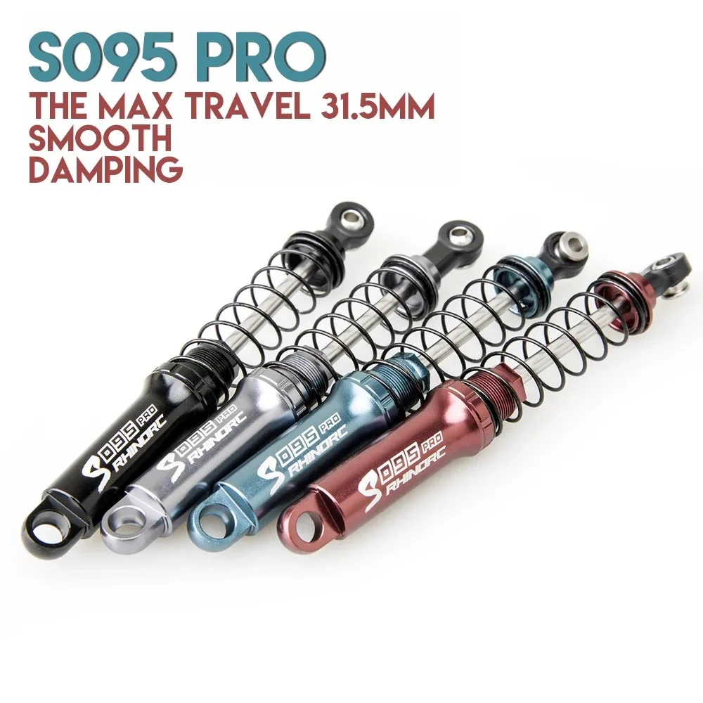 

RhinoRC 95mm Lightweight Crawling Shock Absorber 31.5mm Travel for RC Crawler LCG Competition Chassis Parts