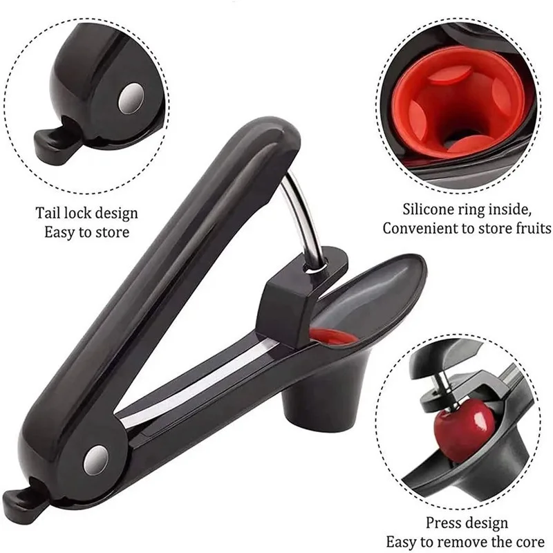 Household Red Date Corer Push-Type Fruit Cutter Dry Date Corer Cherry Hawthorn Seed Removal Tool