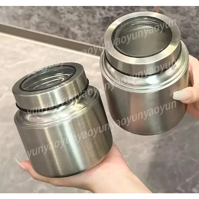 Grade 304 Stainless Steel Coffee Bean Sealed Storage Tank