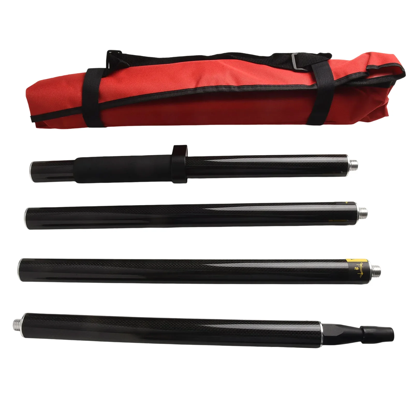 

Compatible With GPS 1.8M Carbon Fiber Field Measurement 4 Segment Measuring Instrument Mapping 4-segment Design
