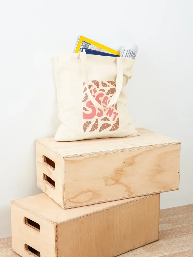 حقيبة هدايا Le Croissant الفرنسية، حقيبة حمل شخصية، حقائب قابلة لإعادة الاستخدام، حقائب بيئية