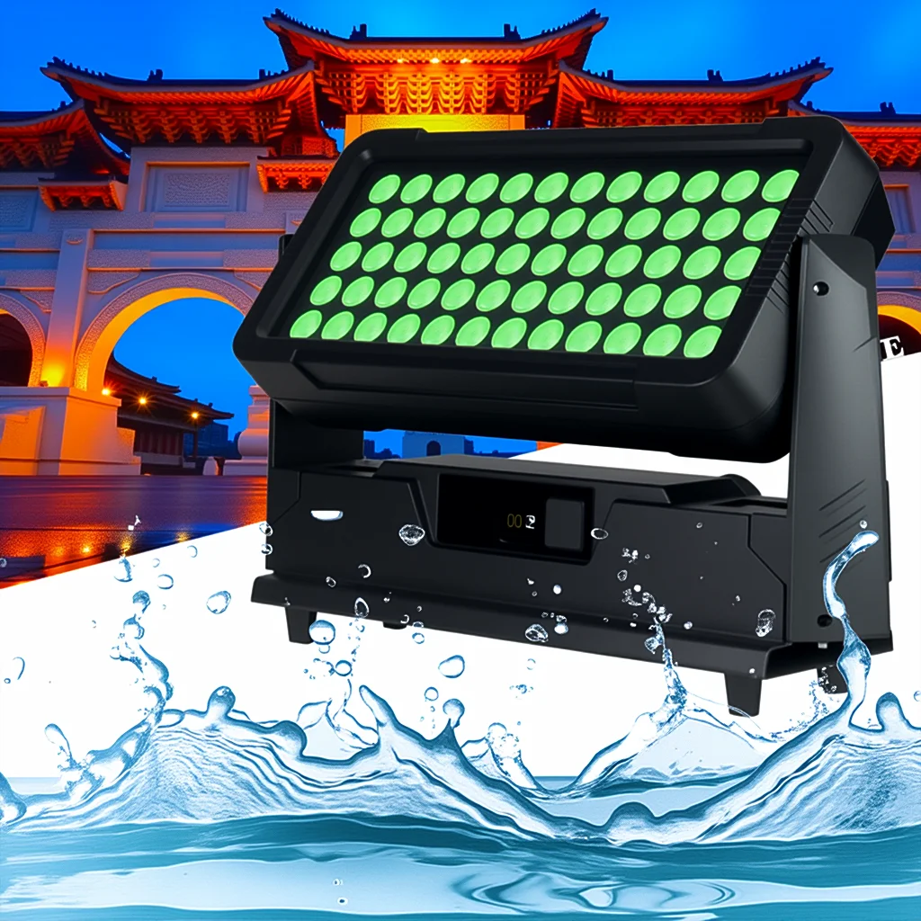 2026- 60PCS 10W RGBW LED City Color IP65 Outdoor Waterproof Architectural Wall Washer LED Building Light