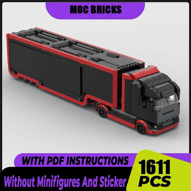 

F1 Truck for Speed Champions V1 Model Moc Building Blocks Technology Brick DIY Assembly Holiday SuperCar Gifts Construction Toys