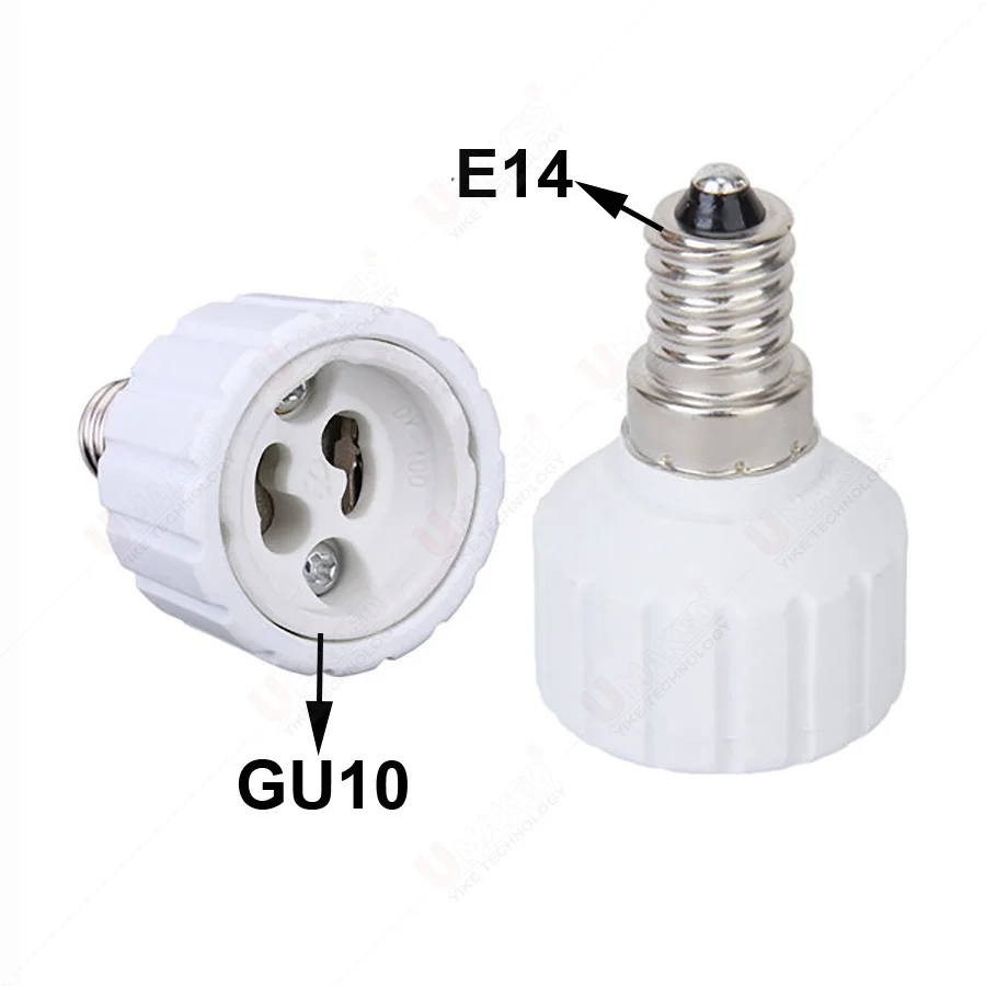 1pc E14/E27/B22/E10/E12/GU10/G9 Fireproof LED CFL Lamp Holder Converter Light Socket Bulb Base Splitter Extension Adapter