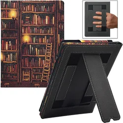 GAUGGER Case for 6 inch Onyx BOOX Go 6 (2024 Released) Cover with Auto Sleep/Wake Double Hand Strap / Stand / Magnetic Close