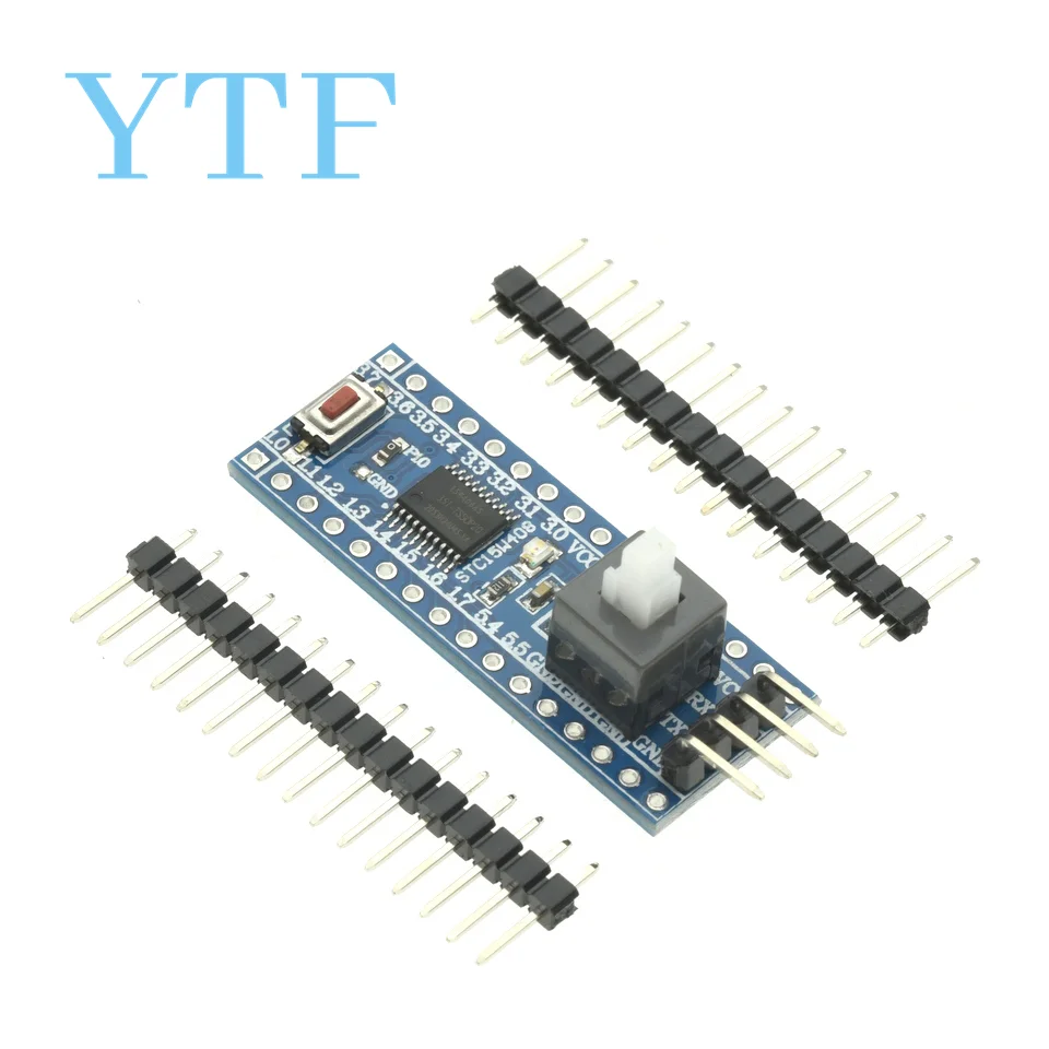 

STC15W408AS минимум 51 MCU макетная плата Core System контроль обучения Module Microcontroller демо-плата 2,5-5,5 В