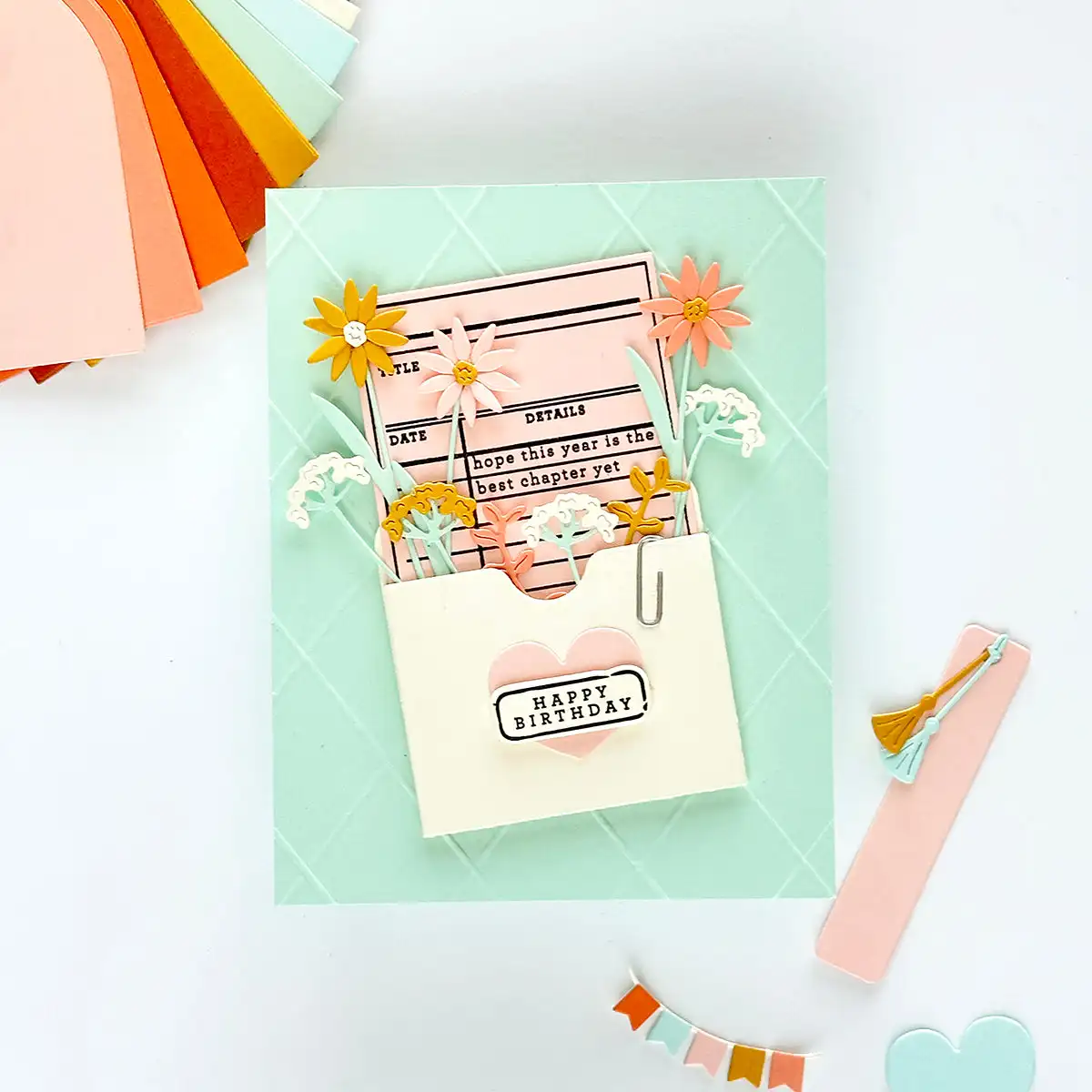 August 2026 Library Card Little kit Metal Cutting Dies Clear Stamps Stencil for DIY Decorating Scrapbook Paper Card Embossing