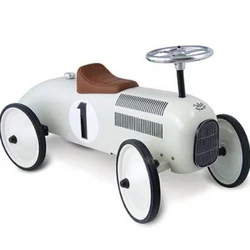 French imports of nostalgic Nordic children metal retro Walker Scooter Iron Car Gift