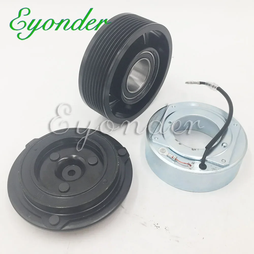 CSE717C AC A/C Cooling Compressor Clutch Pulley for BMW X5 E70 xDrive 3.0 3.0si N52 9195972 64529185142 64529195972 64509121758