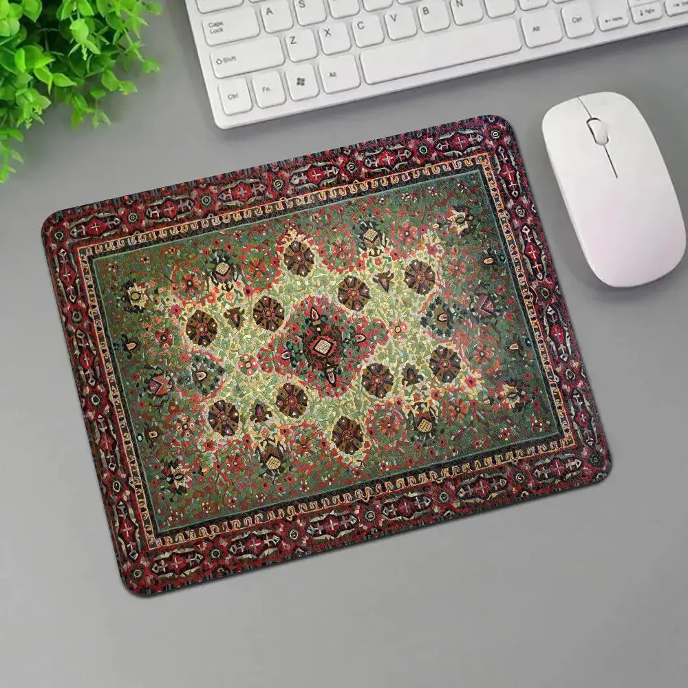 Persian Carpet  Mousepad Gamer Control Mat Gaming Speed Keyboard Pads Office Rubber Waterproof Non-slip Deskpad  rug
