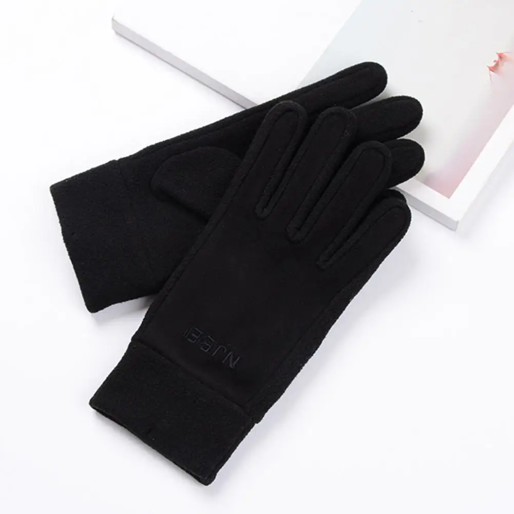 Bicycle Gloves 1 Pair Lightweight Moisture Wicking Washable  Windproof Winter Men Female Sports Cycling Gloves for Daily