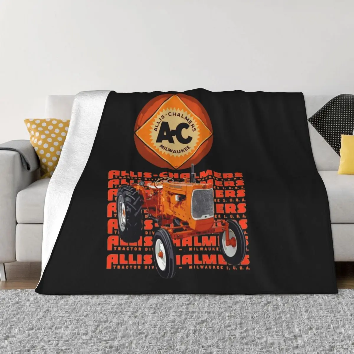 Allis-Chalmers Throw Blanket Thermal Baby Blankets