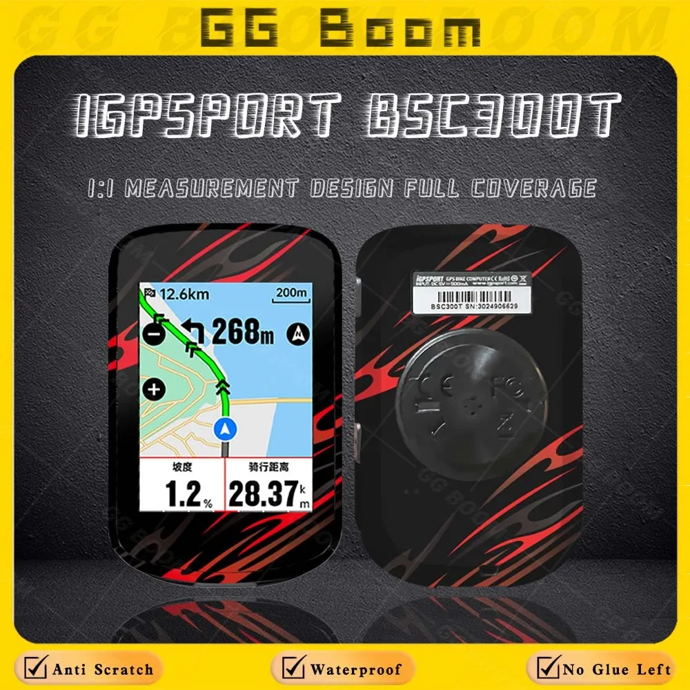 

Used For IGPSPORT BSC300T Bicycle GPS Computer Cycling Protection Sticker Color-Changing Coating Decal Waterproof Anti-Scratch