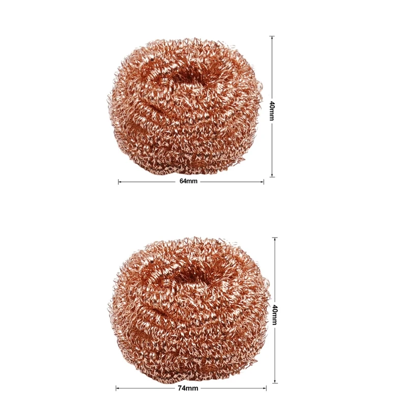 Lightweight Clean Ball Welding Soldering Iron Tip Cleaner Mesh Filter Tin Remove