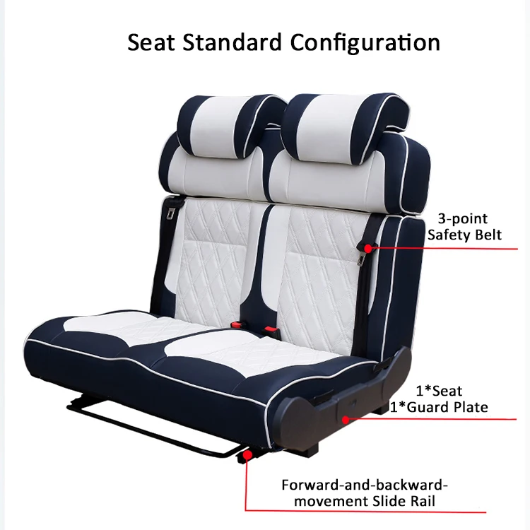 RV Swivel Seat, 2025 New High Quality Pu Leather Folding Car Seat Bed Luxury Camper  Seats for Motorhomes Cara Coach Bus
