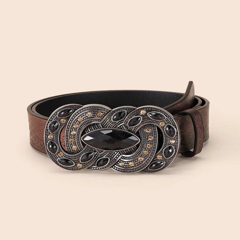 40” beautiful belt with embezzlings M&F Western Women main image 2
