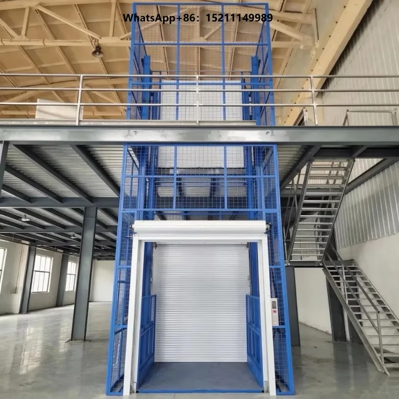 CE ISO 3Floor 4 Floor 5 Floor Hydraulic Industrial Warehouse Freight Elevator Cargo Lift Goods Platform Lift for Construction