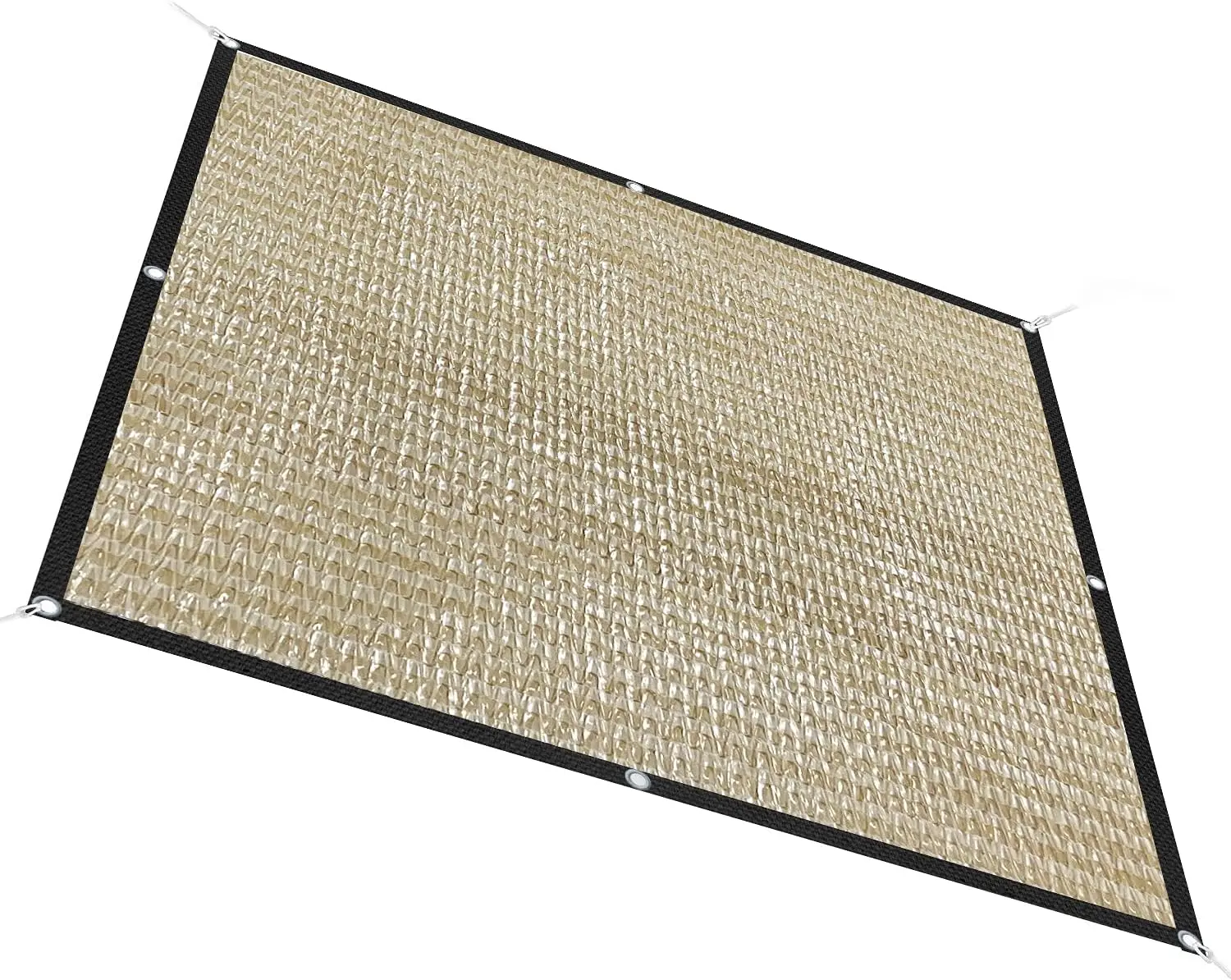 

50% Sun Block Garden Netting Mesh - HDPE, Beige 6'x5'