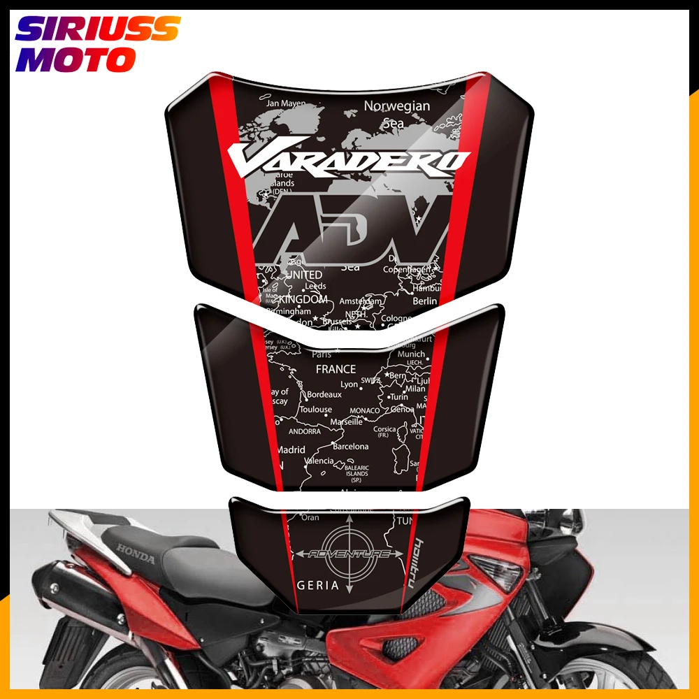 

3D Resin Motorcycle Tank Pad Protector Sticker for Honda Varadero XL 125 250 1000