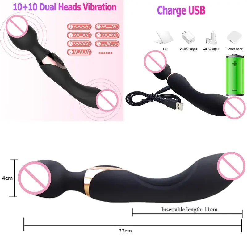 Muschie MMobmast-Vibromasseur pour femme, 10 modes, accessoire pour femme, vagin, continents, animal, gode, éjaculation, clitoris, boneca