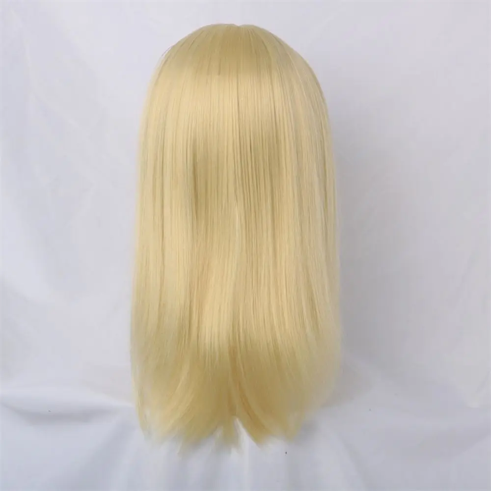 

Fashion Wig Gradient Color 20cm Cotton Wig Sweet Handcraft Long Curly Hair Wig Colorful Pink 20cm Cotton Hair Decor