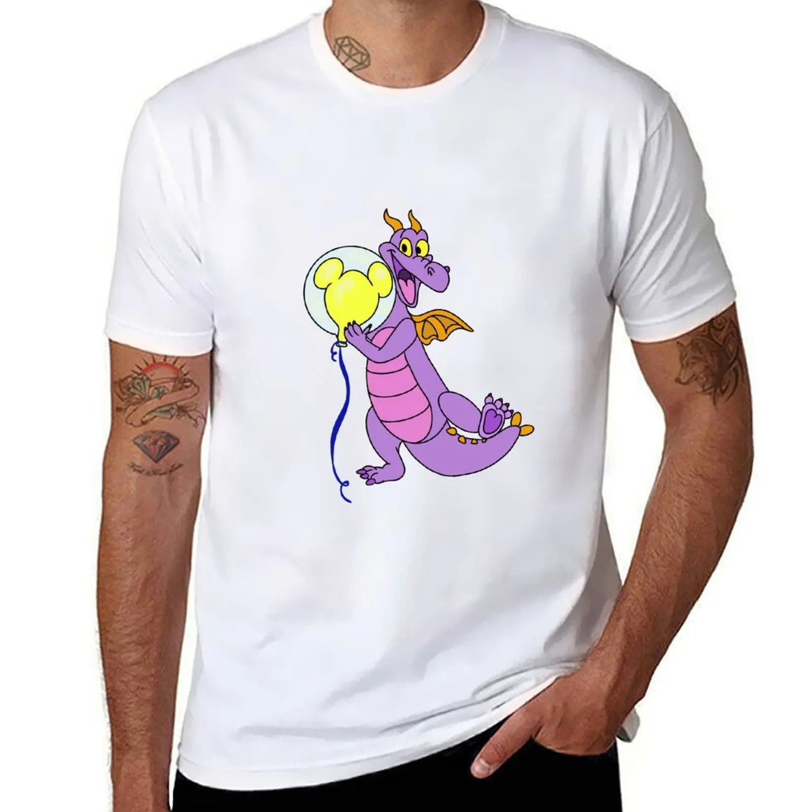 

Figment with balloon T-Shirt cotton t shirts man 100% t shirts designer T-Shirt