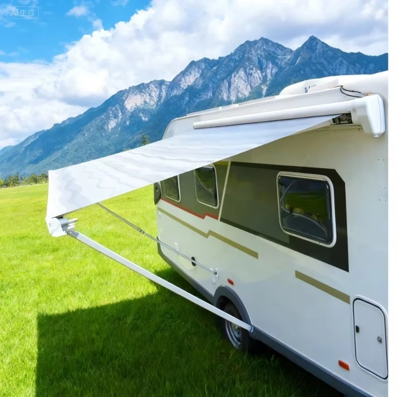 Service Luxury Aluminum Alloy Frame Side Mounted RV Motorhome Power Awning Caravan Camper Van Awning Side Awning