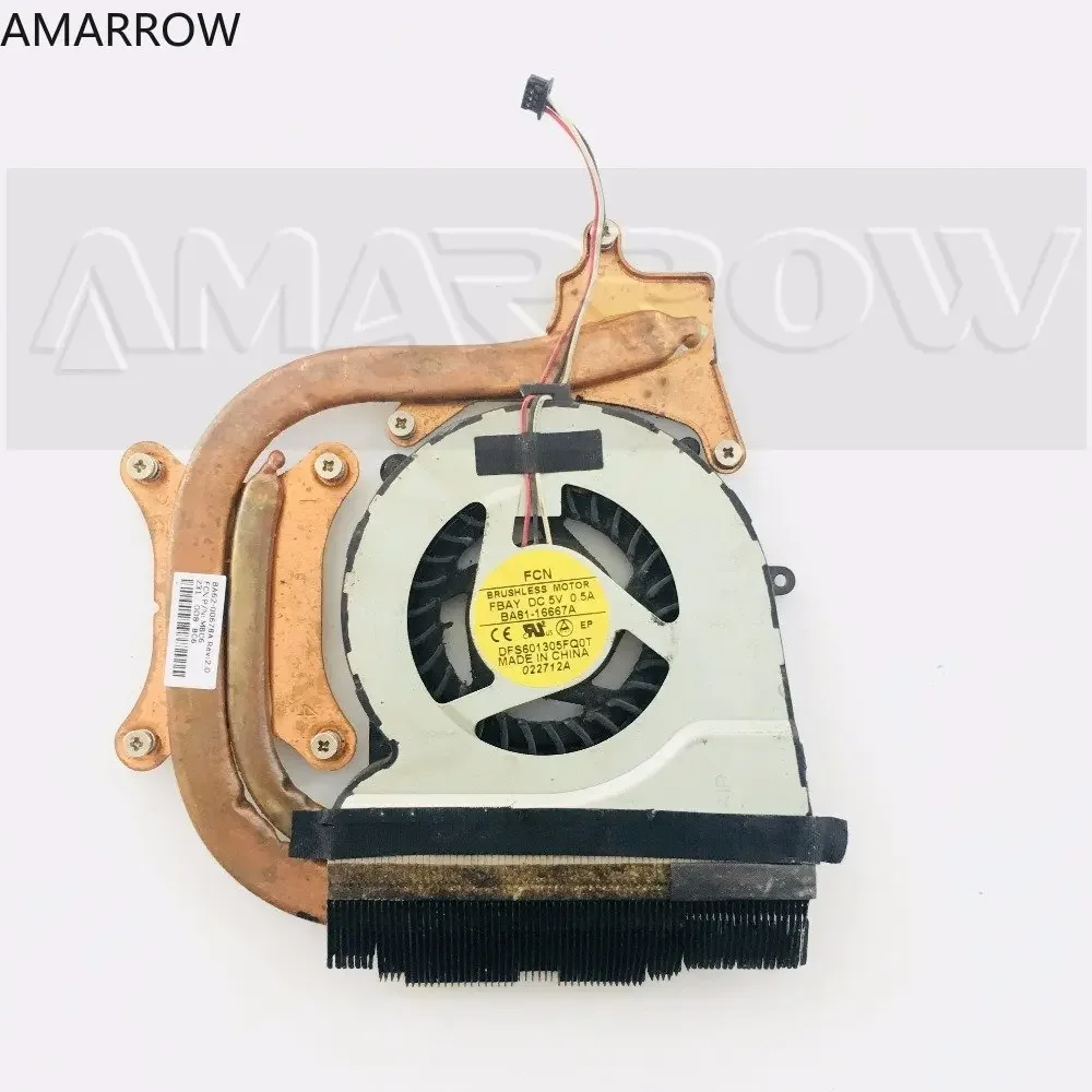 Original Laptop Heatsink Cooling Fan Cpu Cooler for Samsung Q470 Q468 Q470C NP-500P4A 500P4C CPU Heatsink Fan BA62-00678A MBC6