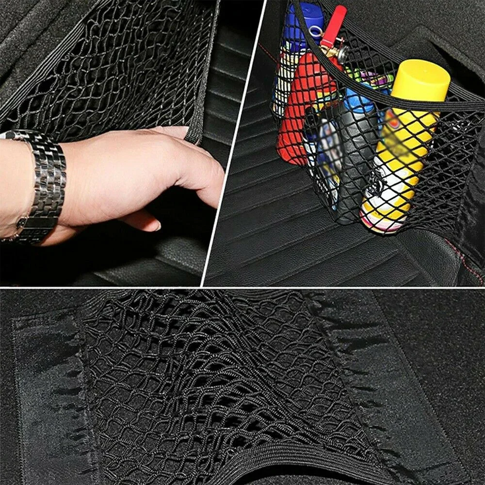 Cargo Net Storage Organiser Mesh Bag Tidy Boot Luggage Car-Trunk Caravan High Elastic 1Pcs 25*60CM Accessories