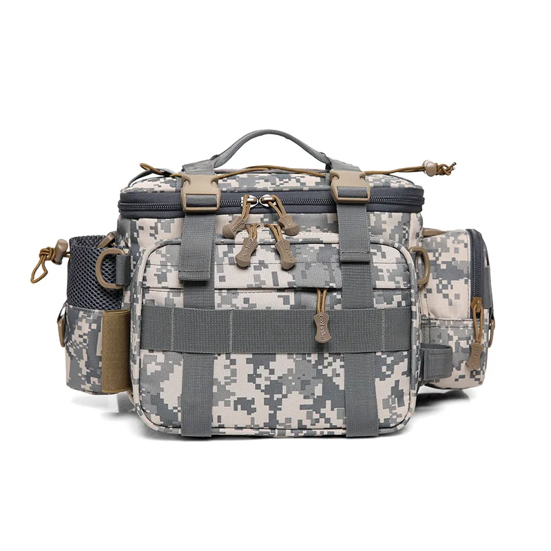 Luyabao Multifunctional Single Shoulder Backpack Fishing Messenger Bag Fishing Gear Rod Bag Fishing Storage Waist Bag