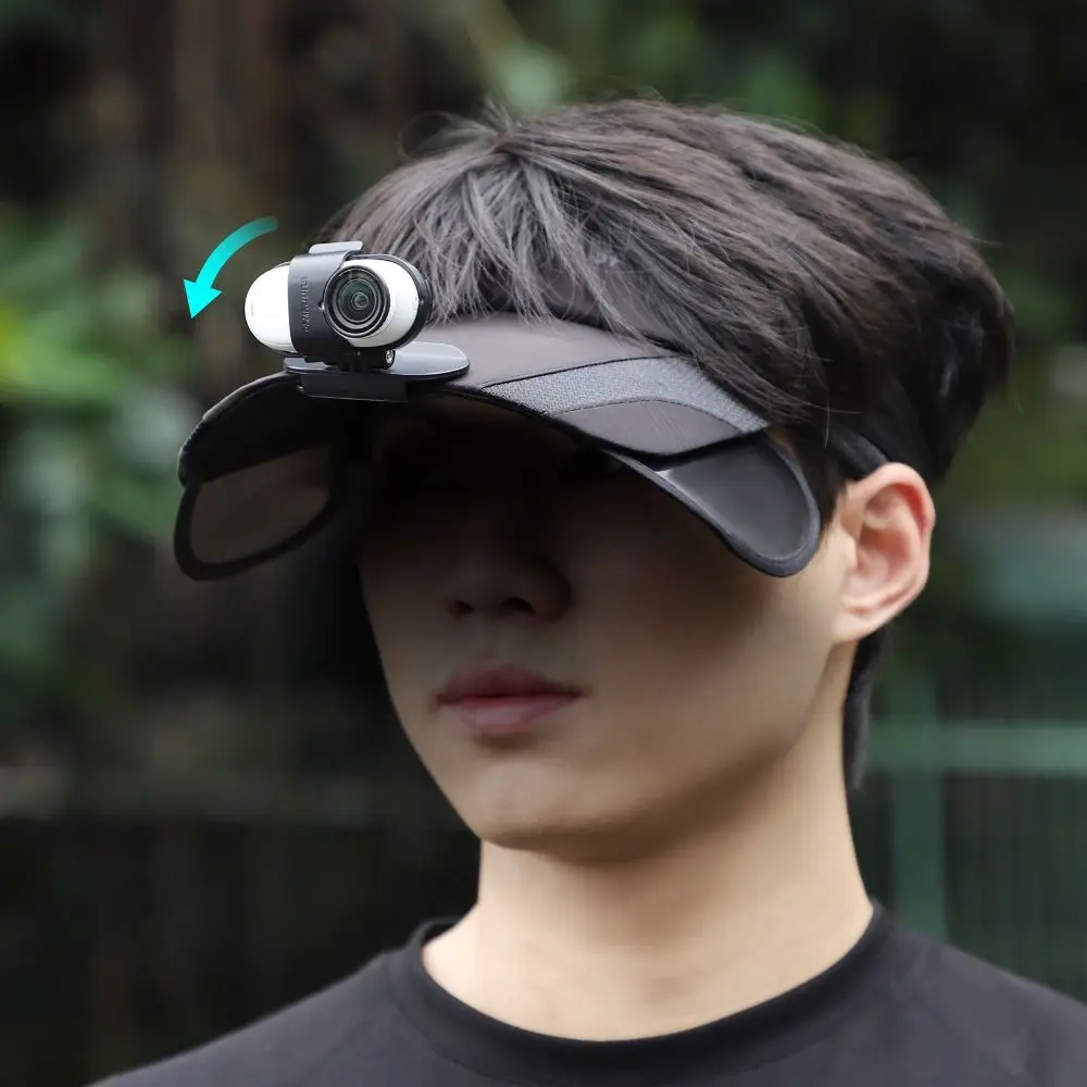 Quick Release Cap Easy Clip Mount Action Camera 360 Rotation Hat Clip Accessories Frame Fixed Holder for Insta360 GO 3/GO 3S