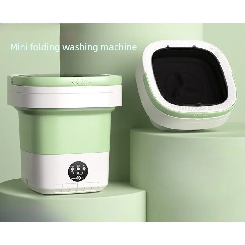 New Foldable Washing Machine Smart Wash Dry Combo Mini Portable for Baby Underwear Dorm