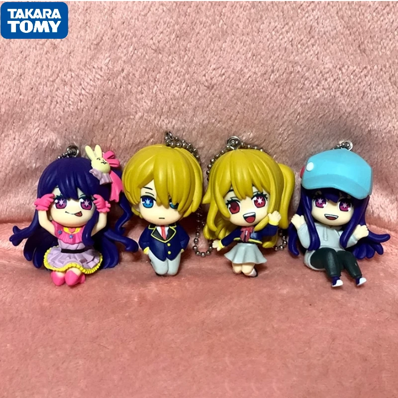 

TAKARA TOMY JP Аниме OSHI NO KO Подвеска Гашапон Персонаж из мультфильма Хосино Ai Аквамарин Рубии Коллекционные модели Капсульные игрушки