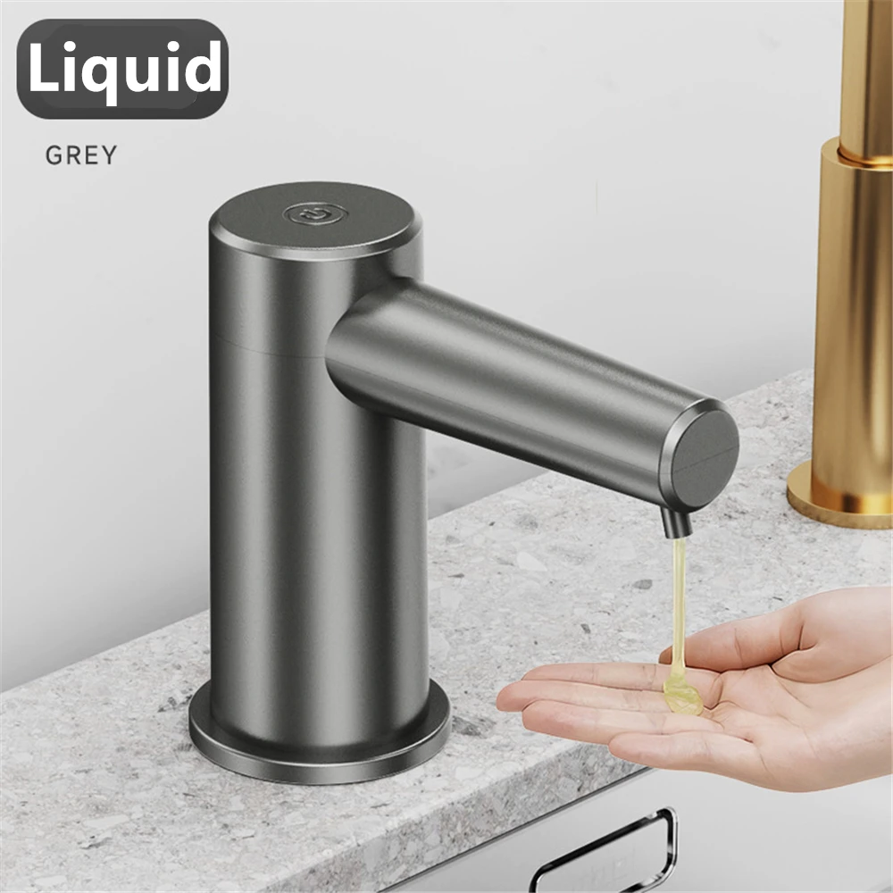 Smart Automatic Soap Dispenser Sensor Touchless Kitchen Sink Bathroom Countertop Plug in Powered Foam Liquid Soap Pump 2 Mode