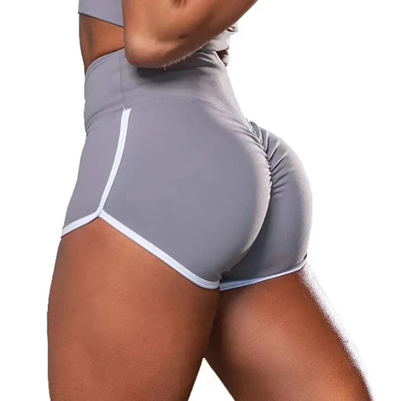 

New Summer Black Grey Sport Shorts Women Casual Shorts Workout Waistband Skinny Sexy Short S-Drop Shipping