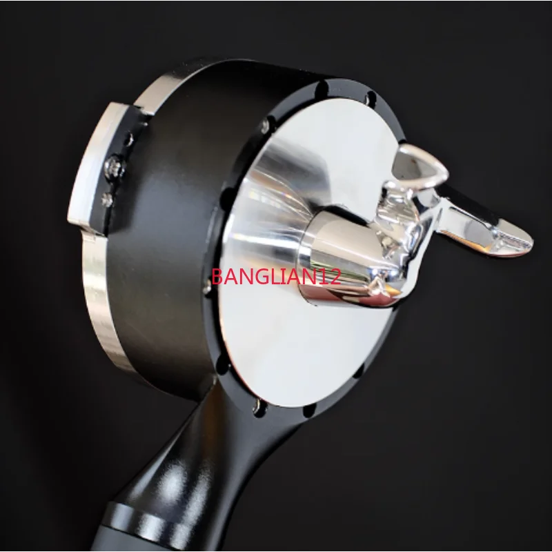 

V2 Bottomless Flat Coffee Machine Handle Deformable Horn, Ingot Double Mouth