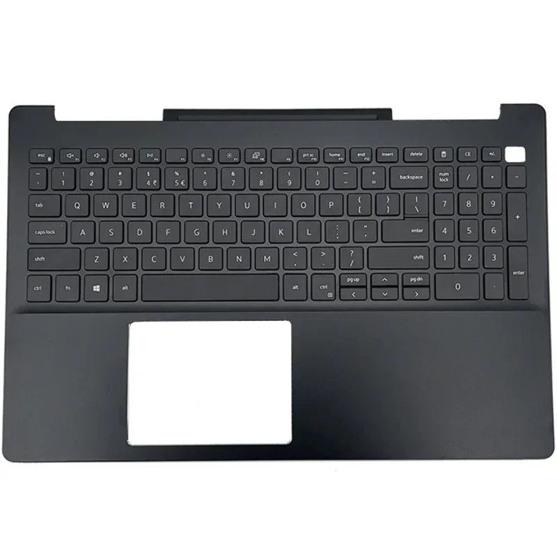 Imagem -06 - Laptop Lcd Original Tampa Traseira Moldura Frontal Palmrest Superior Base de Fundo Case Dobradiças do Teclado Dell Notebook Inspiron 7590 Novo