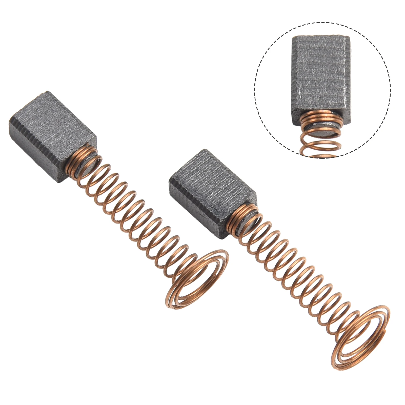 Cepillos de carbono para Motor eléctrico, cepillo de grafito para herramientas eléctricas rotativas D4000, accesorios de 4,8x6,8x8,6mm, 2 uds.