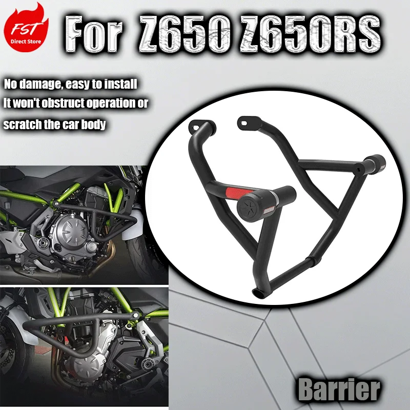 

Fit for Z650 Z650RS Crash Bar Frame Slider Bumper Guard Motorcycle Modified Protective Accessories