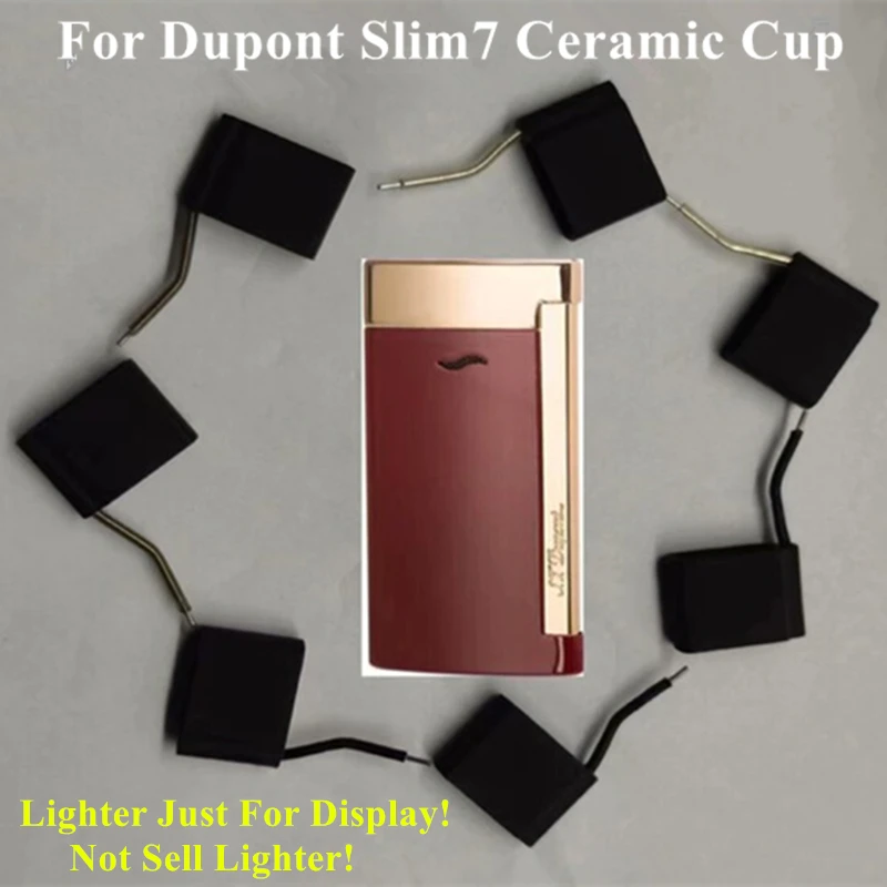 Ceramic Cup Fit For Dupont Slim7 Windproof Lighter High-Temperature Resistant Replacement Repair Accessory Inner Spare Part