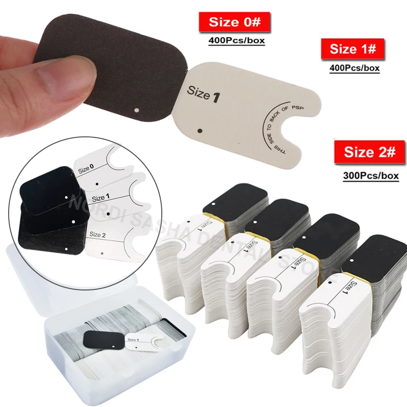 Dental PSP Phosphor Imaging Plate X-Ray Scanner Board Paper Card Dentistry X Ray Film Scanning Plate Protection Cardboard 0/2/3#