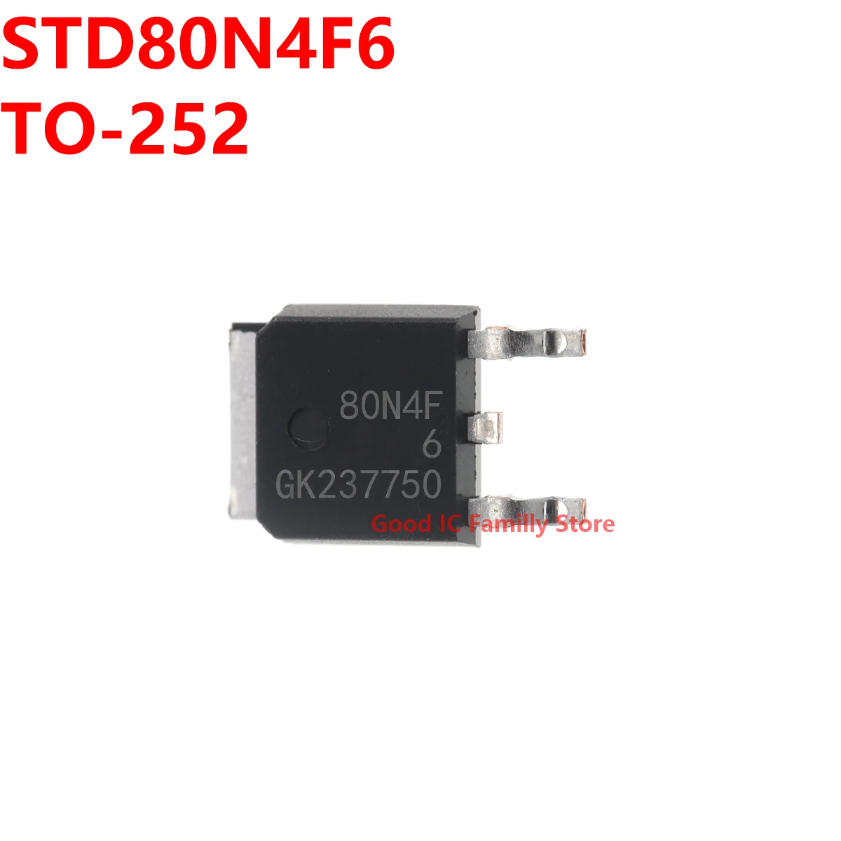 

10PCS STD80N4F6 TO-252 80N4F6