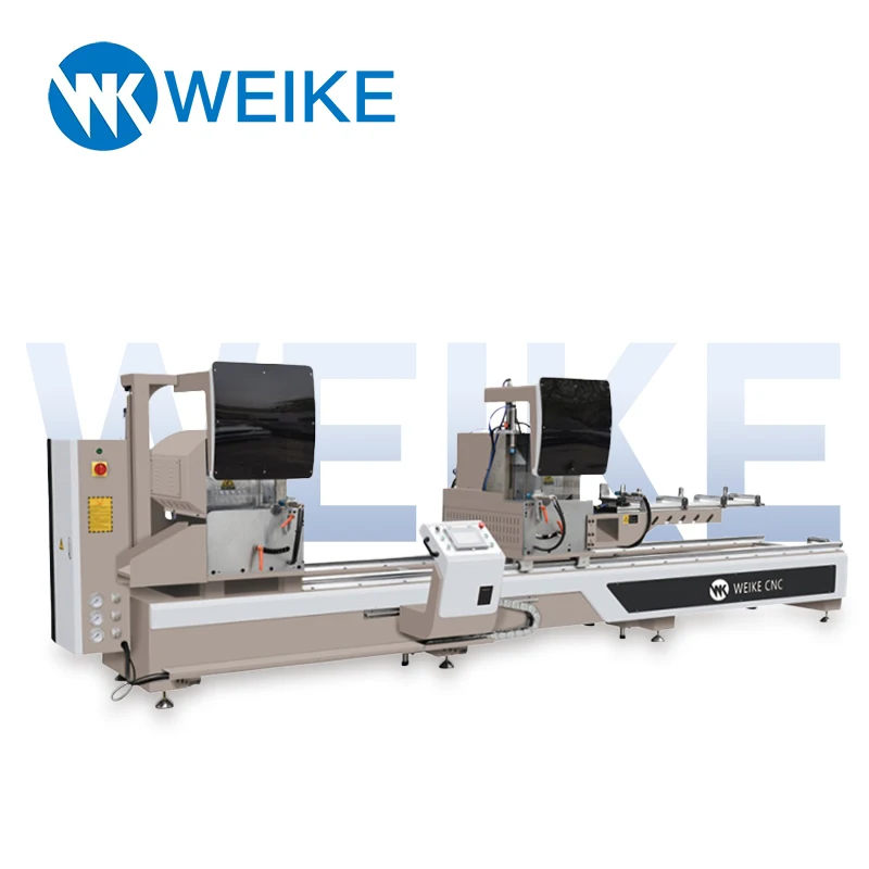 WEIKE CNC volautomatisch precisiesnijden voor het maken van dubbel aluminium profielen Hine tweekoppige zaag