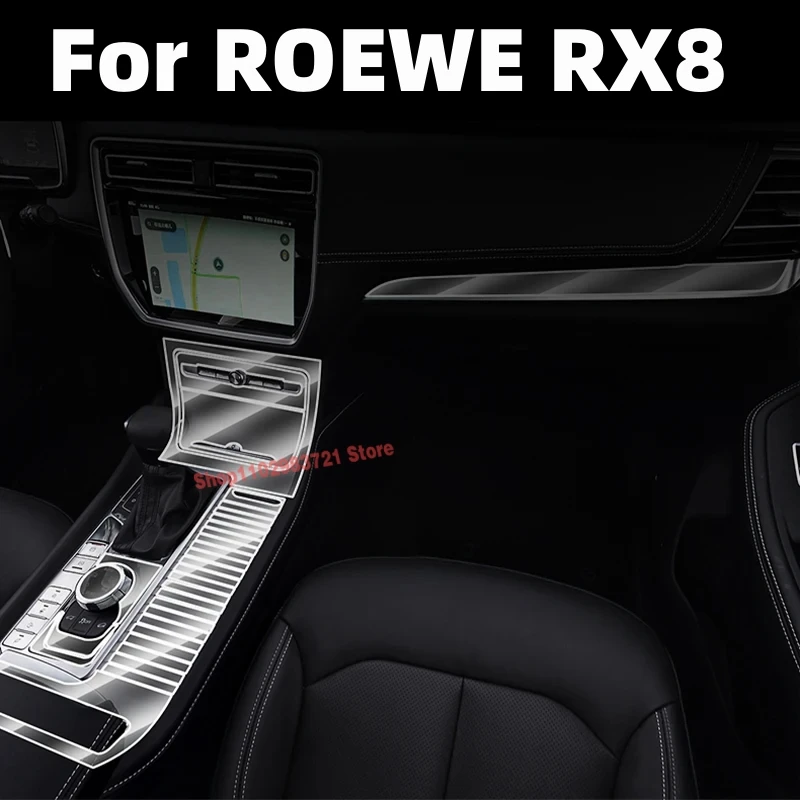 Tpu Transparent Film for ROEWE RX8 Car Interior Sticker Center Console Gear Touch Screen Dashboard Door Windows Lifting Panel