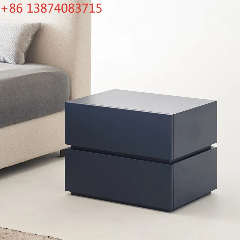 Nordic log color modern edge table, multi-color simple bedside table