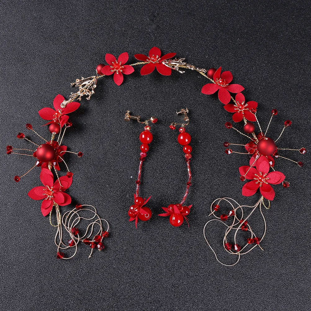 

1Set Pearl Flower Hair Clasp Women Headband Bride Hair Decoration Elegant Retro Chic Wedding Party Stylish Secure Hold Exquisite