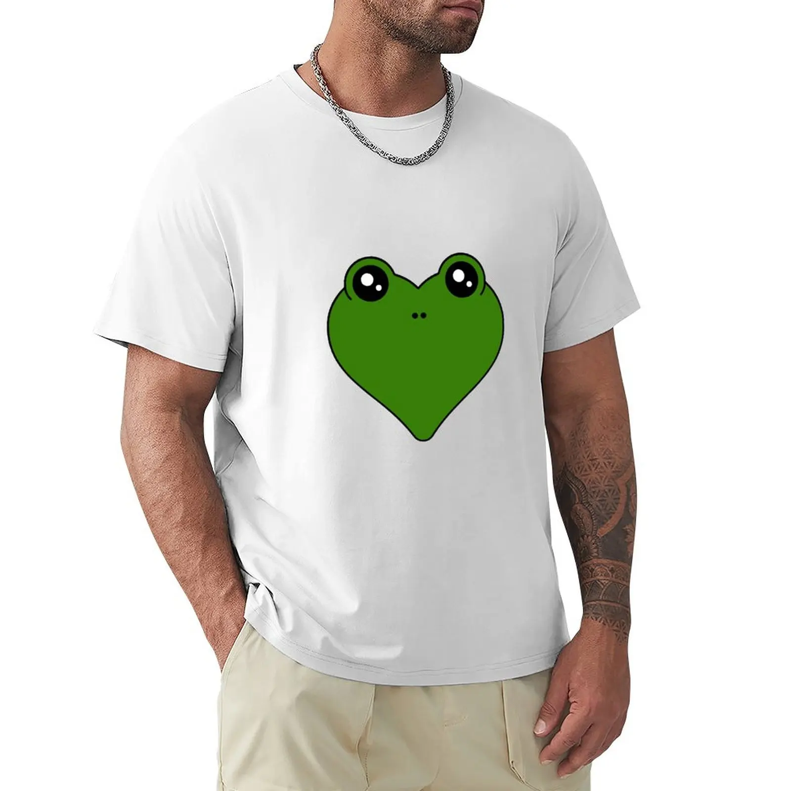 

I love frogs T-shirt customs tees funnys t shirt men