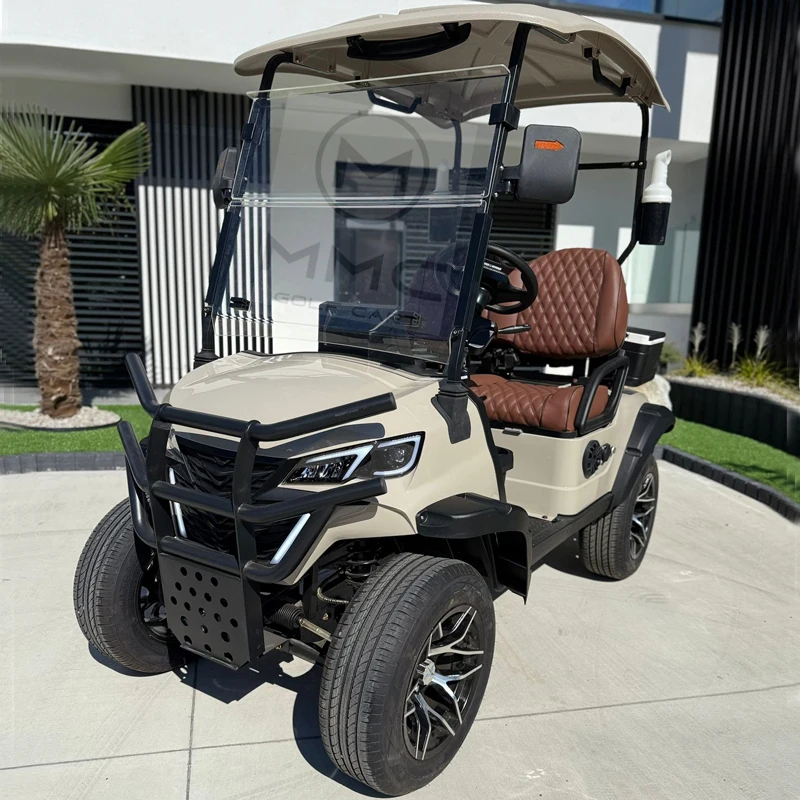 2026 نموذج جديد 4 مقاعد عربة جولف 72 فولت بطارية ليثيوم عربات غولف الكبار 4WD الشارع القانوني عربات الغولف الكهربائية #6
