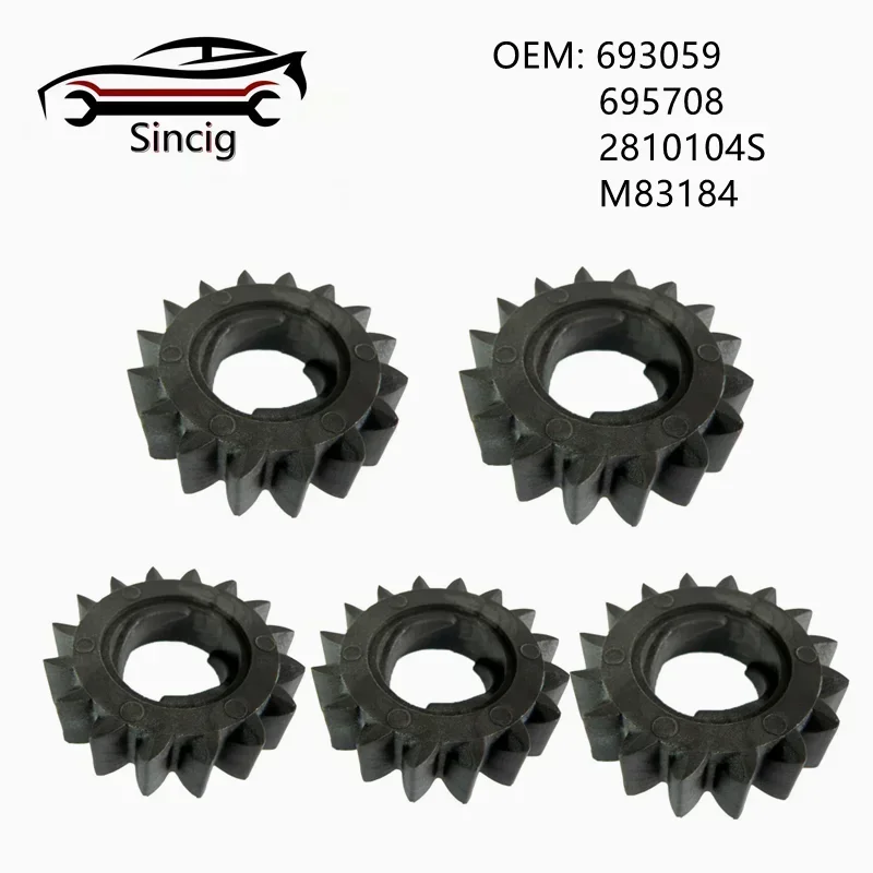 Engranaje de piñón del motor de arranque, motor de 16 dientes, cortacésped, pieza Briggs Stratton 693059 280104 S 693058 695708