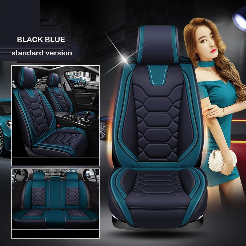 Leather Auto Automotive Interior Parts Car Products Seat Cover For Fiat 500 Panda Punto Freemont Tipo Bravo Accessories